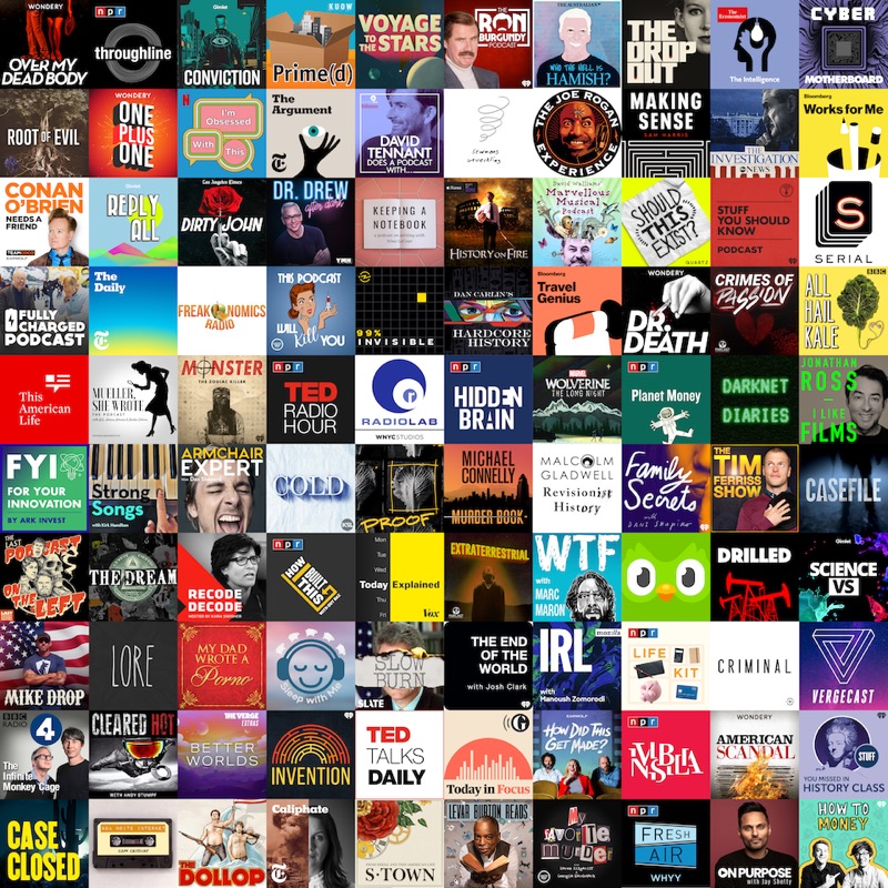 Pocket Casts app on a phone screen